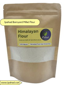 Himalayan Barnyard Millet Flour / Jhangora ka Atta, Naturally Grown, Ground by Gharat (Water Milled) 750 Gram