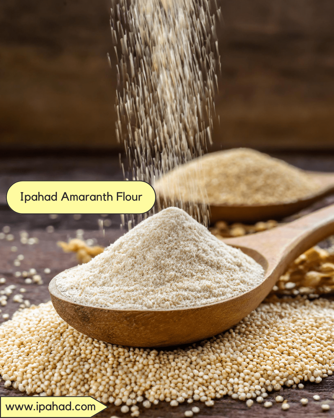 Himalayan Amaranth Flour, Naturally Grown, Ground by gharat (Water Milled)