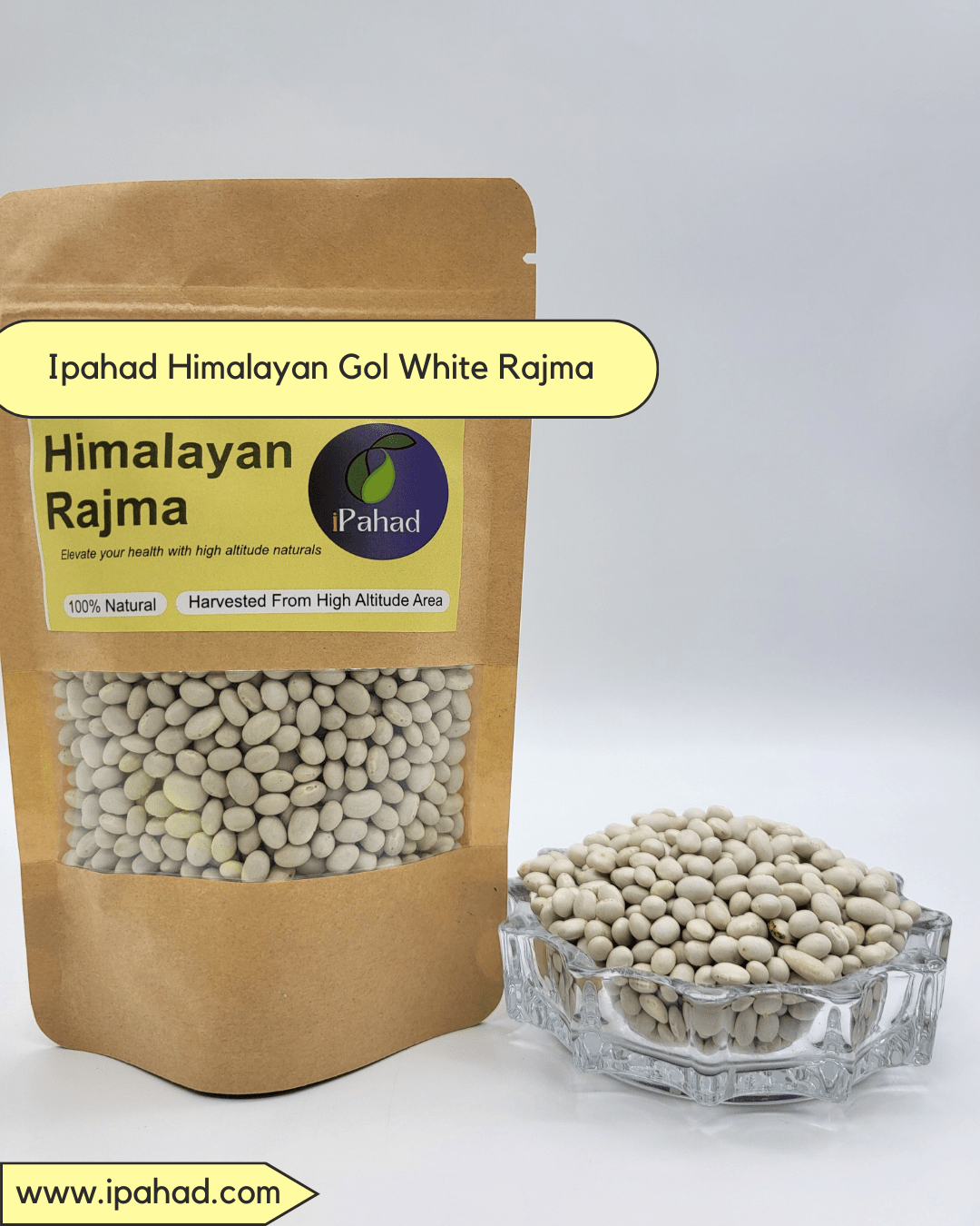 Himalayan Gol White Rajma, 750 Gram