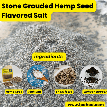 Hemp Flavoured Salt (Stone Grounded) Bhang Ka Namak (Silbatta Pisyun Loon)